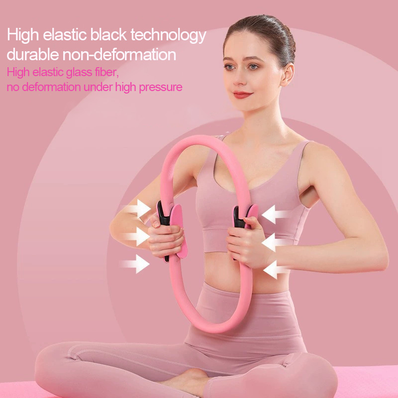 Pilates Ring Magic - แหวนโยคะพิลาทิส อุปกรณ์โยคะ แหวนมายากลฟิตเนส แหวนโยคะ แหวนพิลาทิส แหวนจับ