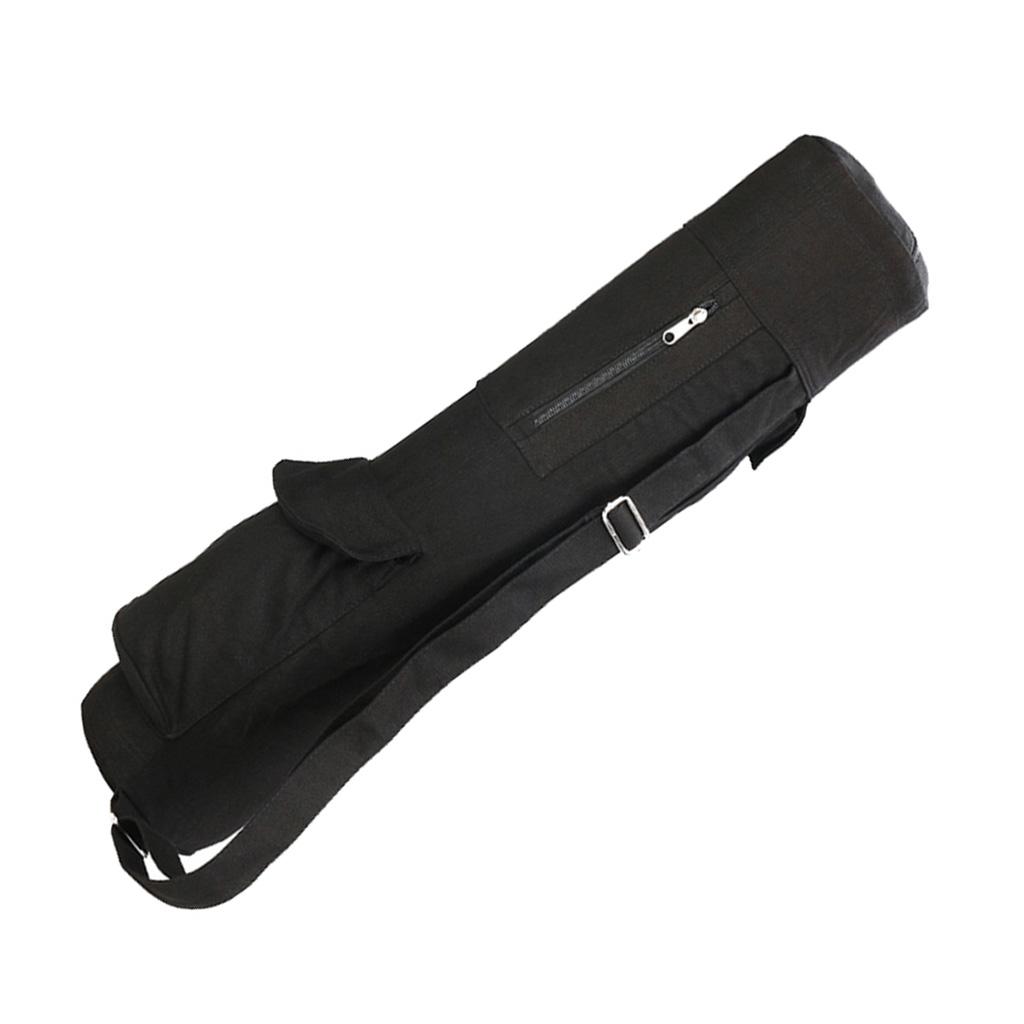 Yoga Mat Bag Carrier - ผู้ให้บริการเสื่อโยคะกระเป๋าเป้สะพายหลังซิปปิดสายคล้องไหล่หลายกระเป๋ากระเป๋า