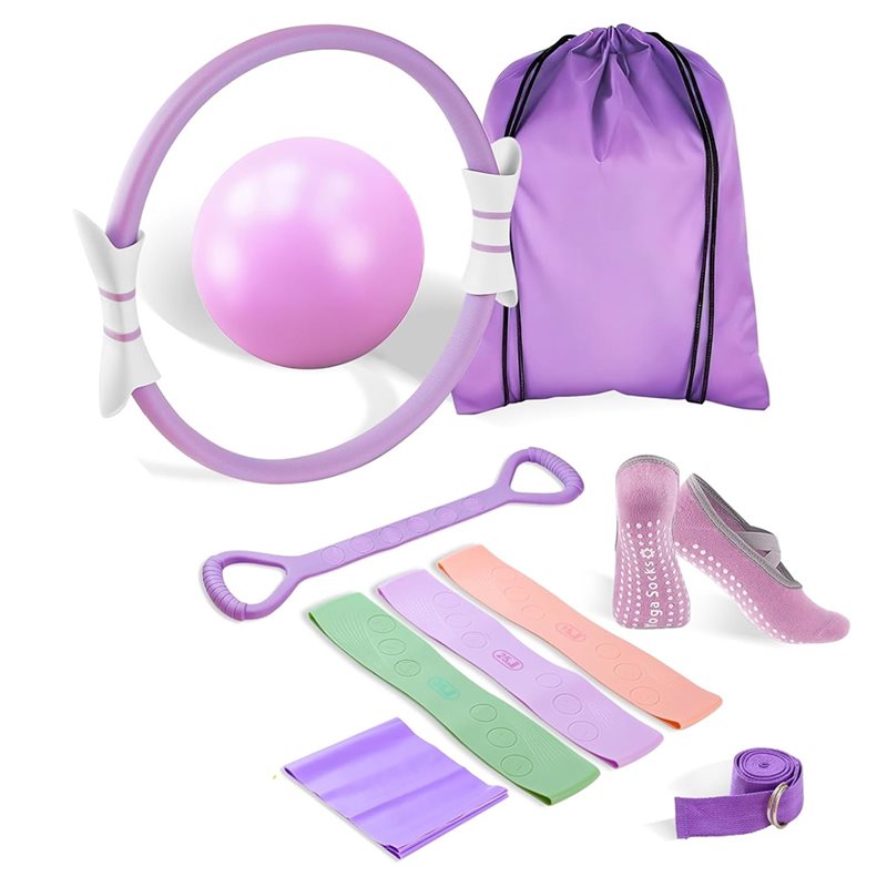 Pilates Ring Magic - ชุดอุปกรณ์พิลาทิส วงแหวนเมจิก โฟมโรลเลอร์ อุปกรณ์ออกกำลังกายที่บ้านตามหลักสรีรศาสตร์