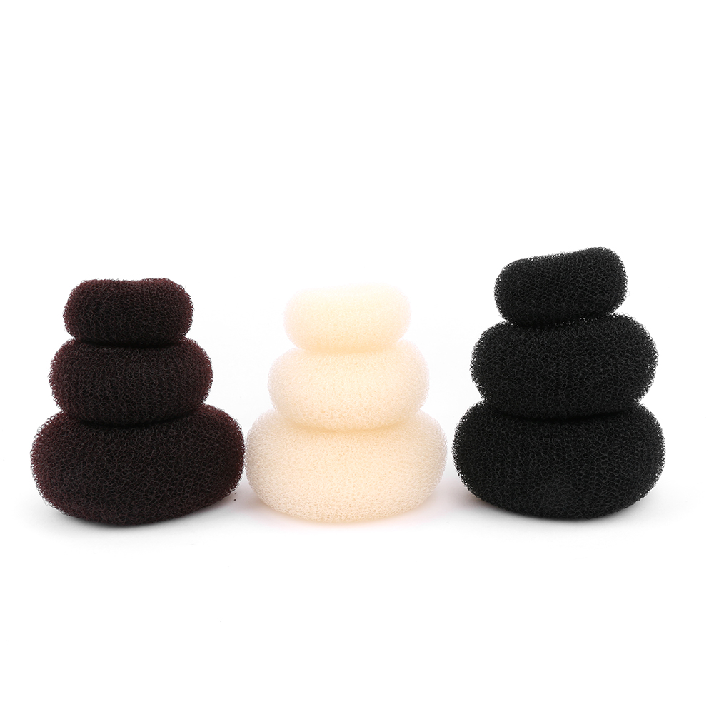 Pilates Ring Magic - 1PC Donutsวงกลมผมเชือกอุปกรณ์เสริมผมจัดแต่งทรงผมเครื่องมือผู้ถือผมหางม้าผมวงยืดหยุ่นผมสำหรับหญิงสาวheadwear