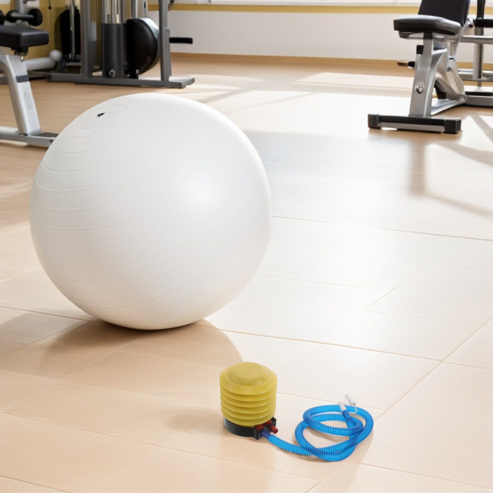ชุดปั๊มลมสำหรับลูกบอลโยคะแบบใช - Yoga Pilates Yoga บทวิจารณ์และราคา