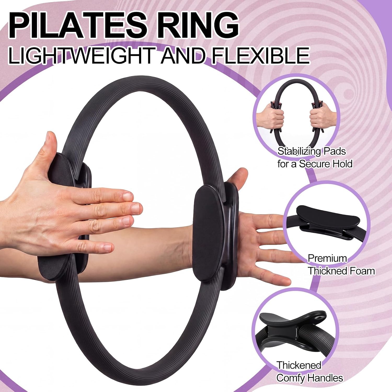 ชุดวงแหวนพิลาทิส 12 ชิ้น ขนาดค - Pilates Ring Magic บทวิจารณ์และราคา