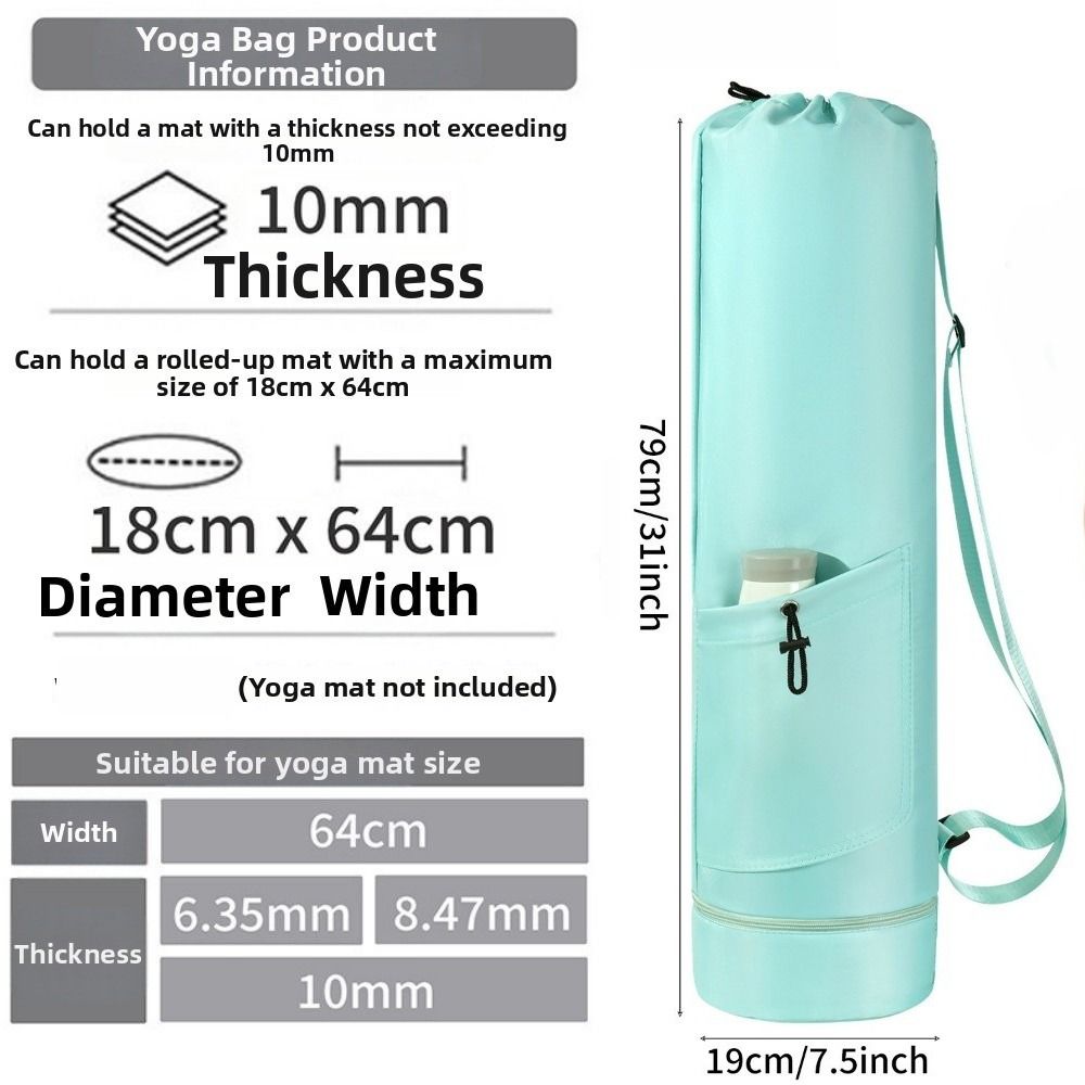 กระเป๋าเก็บเสื่อโยคะความจุขนาด - Yoga Mat Bag Carrier บทวิจารณ์และราคา