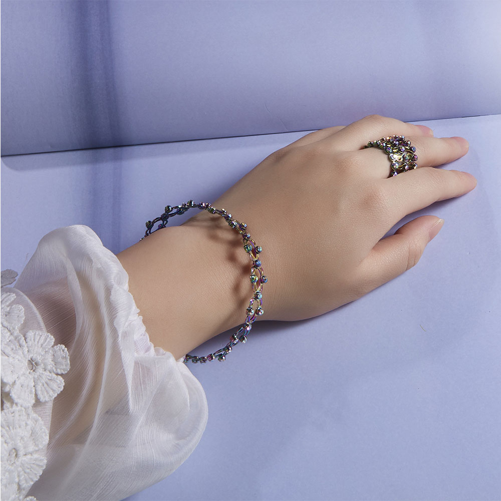 1 ชิ้น กำไลข้อมือยืดหยุ่นประดั - Pilates Ring Magic บทวิจารณ์และราคา