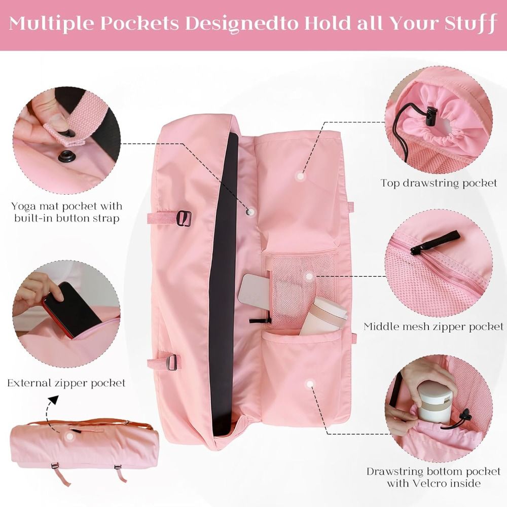 กระเป๋าใส่เสื่อโยคะแบบกันน้ำ ด - Yoga Mat Bag Carrier บทวิจารณ์และราคา