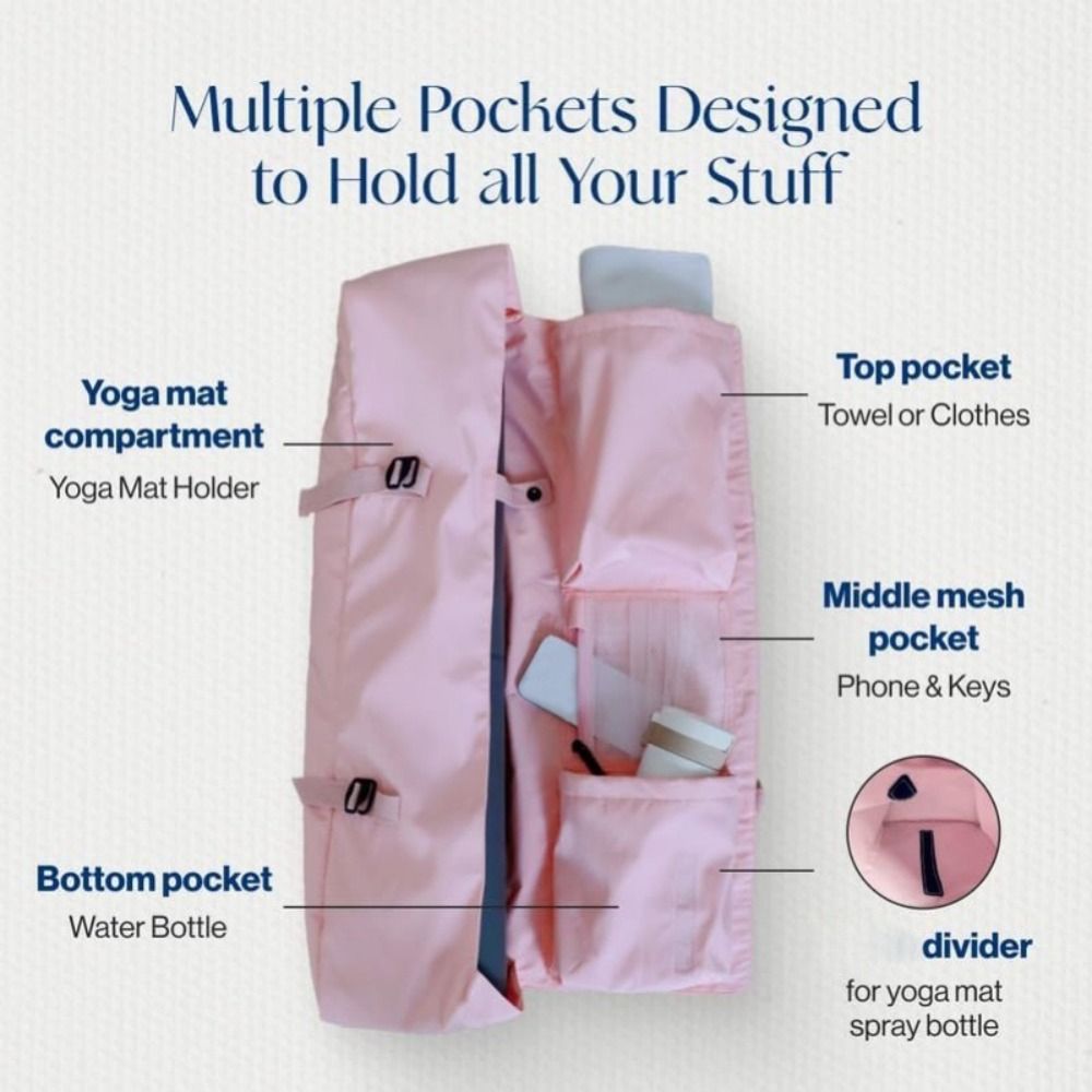 กระเป๋าใส่เสื่อโยคะแบบกันน้ำ ด - Yoga Mat Bag Carrier บทวิจารณ์และราคา