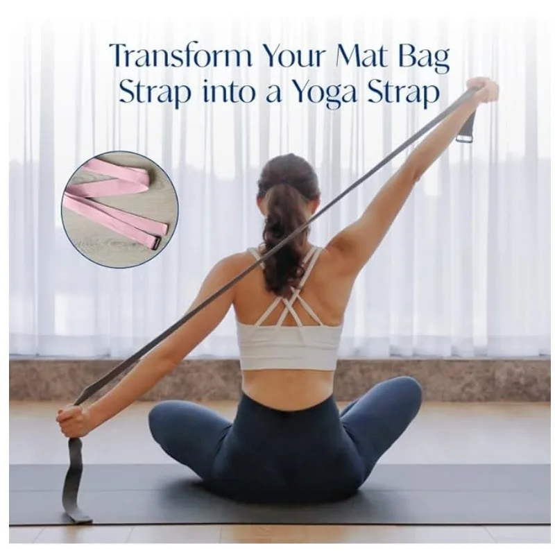 กระเป๋าใส่เสื่อโยคะพร้อมช่องใส - Yoga Mat Bag Carrier บทวิจารณ์และราคา