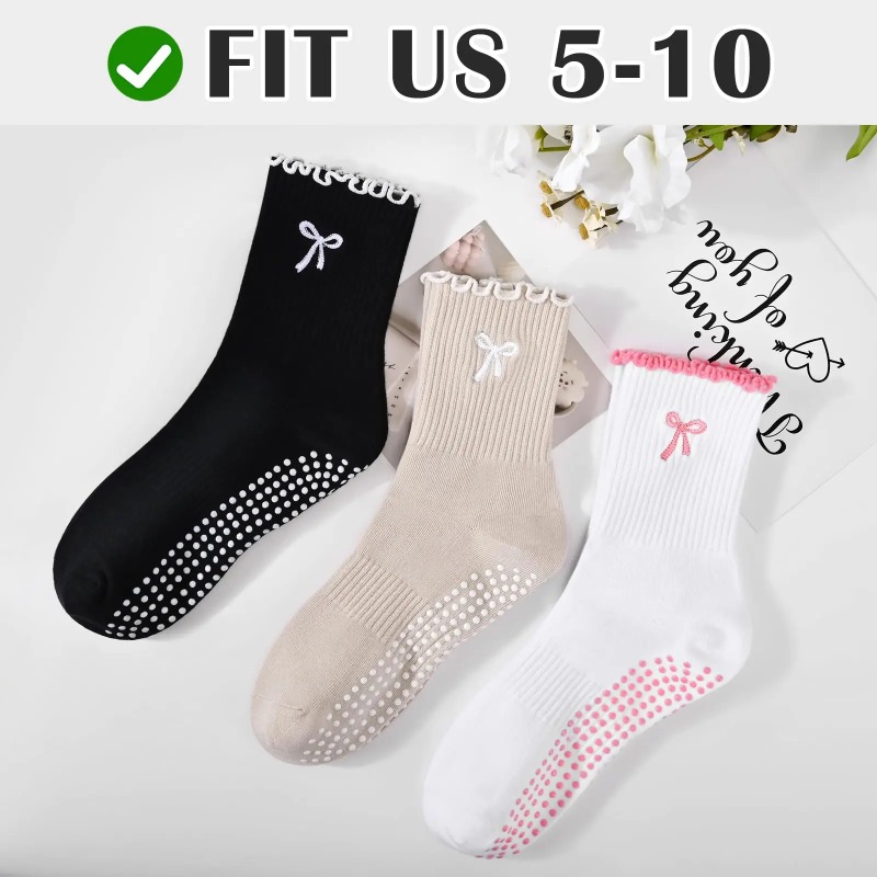 ถุงเท้าโยคะมืออาชีพ สายรัดผ้าฝ - Pilates & Yoga Studio Alineacion บทวิจารณ์และราคา