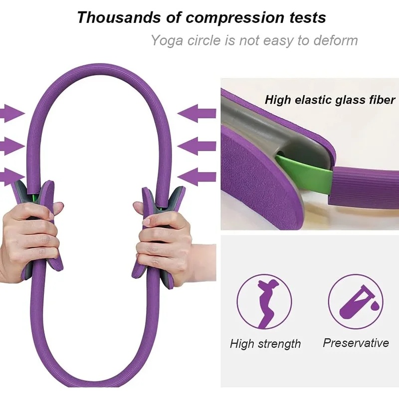 1 ชิ้น วงแหวนโยคะพิลาทิสกันลื่ - Pilates Ring Magic บทวิจารณ์และราคา