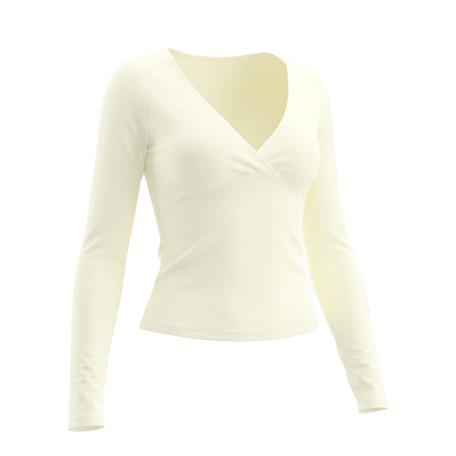 เสื้อแขนยาวคอวีสำหรับผู้หญิง เ - Pilates V Yoga บทวิจารณ์และราคา