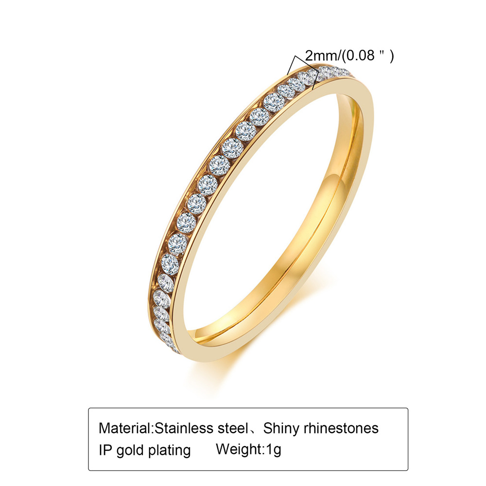 2mm Iced Out Cubic Zirconia แห - Pilates Ring Magic บทวิจารณ์และราคา