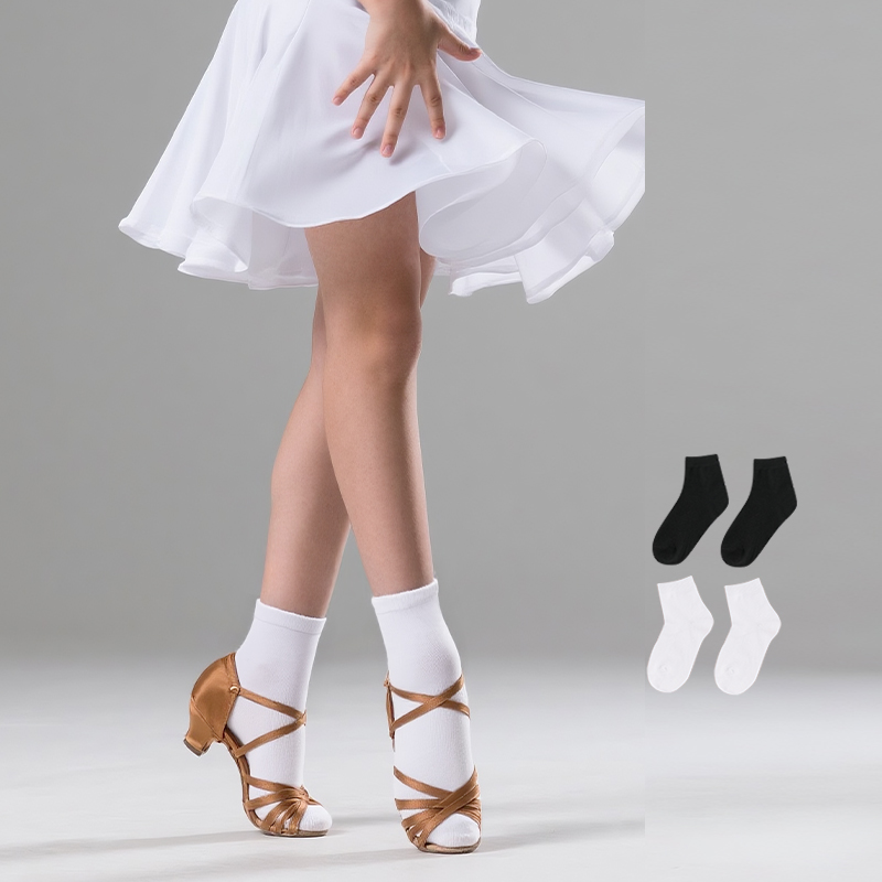 ถุงเท้าเต้นรำแบบสั้นสีขาวสำหรั - Pilates Yoga Grip Socks บทวิจารณ์และราคา